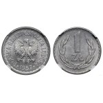 Poland, 1 zloty, 1957, Warsaw