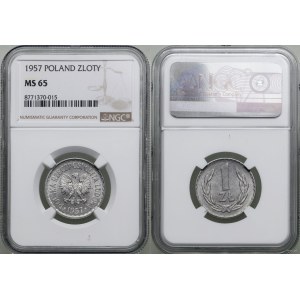 Polska, 1 złoty, 1957, Warszawa
