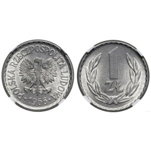 Polonia, 1 zloty, 1966, Varsavia