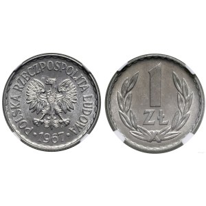 Polonia, 1 zloty, 1967, Varsavia