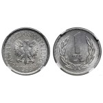 Poland, 1 zloty, 1968, Warsaw