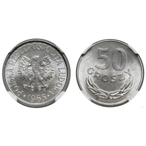 Poland, 50 groszy, 1965, Warsaw