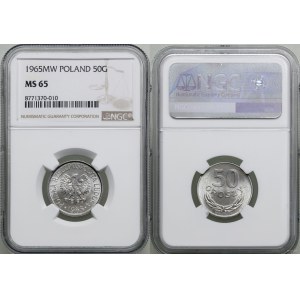 Poland, 50 groszy, 1965, Warsaw
