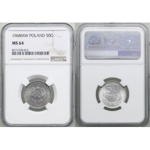 Poland, 50 groszy, 1968, Warsaw