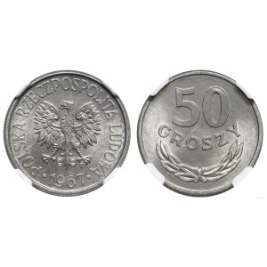 Poland, 50 groszy, 1967, Warsaw