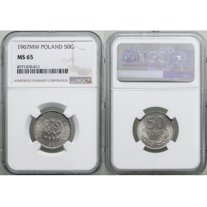 Poland, 50 groszy, 1967, Warsaw