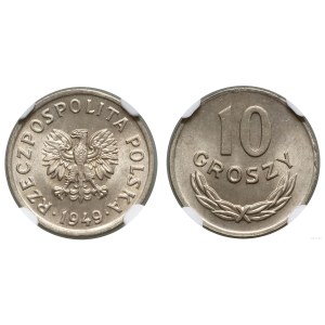 Poland, 10 groszy, 1949, Kremnica