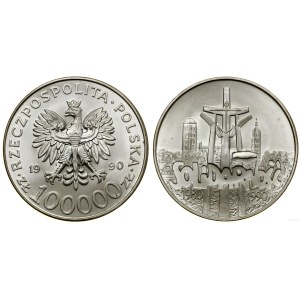 Poland, 100,000 zlotys, 1990, USA