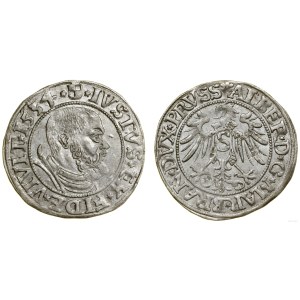 Prusy Książęce (1525-1657), grosz, 1534, Królewiec