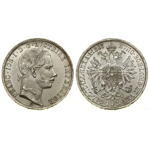 Austria, florin, 1863 A, Vienna