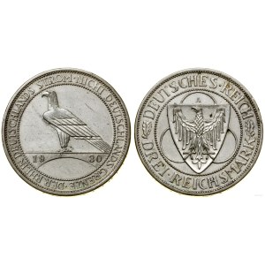 Germany, 3 marks, 1930 A, Berlin