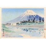 Tomikichirō Tokuriki (1902-2000), Góra Fuji widziana z Zatoki Tago, z serii: Trzydzieści sześć widoków Góry Fuji, wyd. pierwsze Uchida, Japonia, 1939/1940 r.
