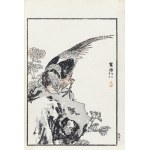 Kōno Bairei (1844-1895), Bażant i piwonia, wyd. Ōkura Magobei, Tokio/Japonia, 1881 r.