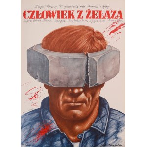 by Rafał OLBIŃSKI (b. 1943), *Man of Iron*, 1981