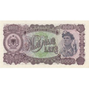 Albania, 1.000 Leke, 1957, UNC, p37