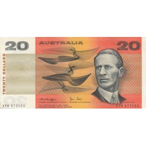 Australia, 20 Dollars, 1979, XF, p46c