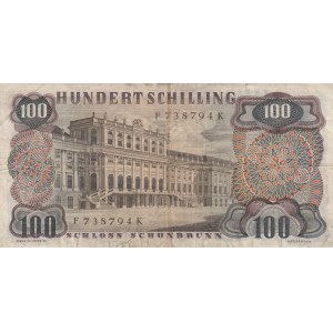 Austria, 100 Shillings, 1960, FINE, p138