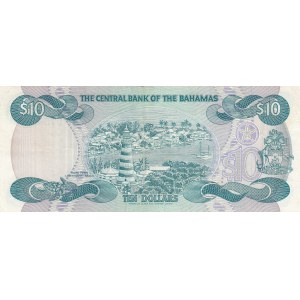 Bahamas, 10 Dollars, 1984, XF, p46a