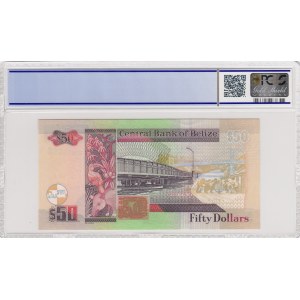 Belize, 50 Dollars, 2010, UNC, p70d , High Condition