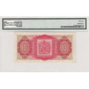 Bermuda, 10 Shillings, 1966, AUNC, p19c