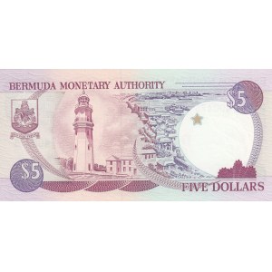 Bermuda, 5 Dollars, 1995, UNC, p41b