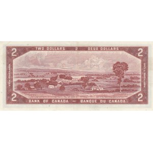 Canada, 2 Dollars, 1954, AUNC (-), p76a