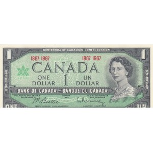 Canada, 1 Dollar, 1967, UNC, p84a