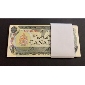 Canada, 1 Dollar, 1973, UNC, p85c, (Total 50 banknotes)