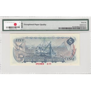 Canada, 5 Dollars, 1972, UNC, p87as, SPECIMEN