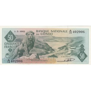 Congo Demokratic Republic, 50 Francs, 1962, UNC, p5