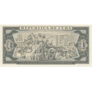 Cuba, 1 Peso, 1970, UNC, p102, SPECIMEN
