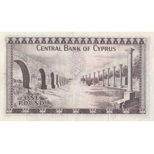 Cyprus, 1 Paund, 1972, XF, p43b