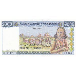 Djibouti, 2.000 Francs, 1997, UNC, p40