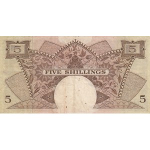 East Africa, 5 Shillings, 1961, XF, p41a