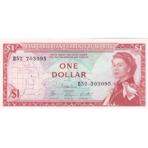 East Caribbean States, 1 Dollar, 1974, UNC, p13e