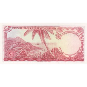 East Caribbean States, 1 Dollar, 1974, UNC, p13e