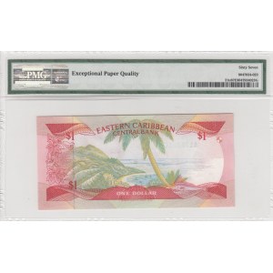 East Caribbean, 1 Dollar, 1988, UNC, p21u, High Condition