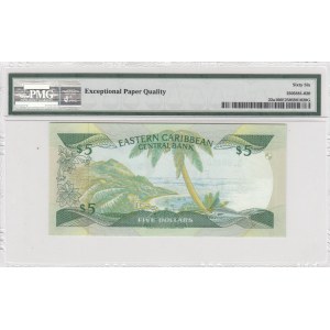 East Caribbean States, 5 Dollars, 1988, UNC, p22a1