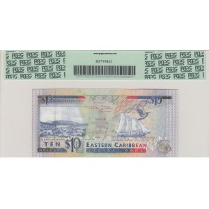 East Caribbean, 10 Dollars, 1994, UNC, p27a, High Condition