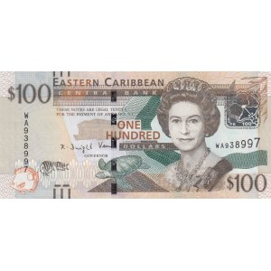 East Caribbean States, 100 Dollars, 2015, p55b