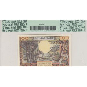 Equatorial African State, 100 Francs, 1963, UNC, p3as, SPECİMEN