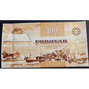 Faeroe Islands, 100 Kronur, 2011, UNC, p30