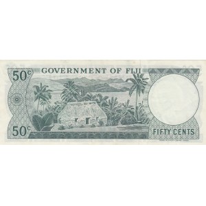 Fiji, 50 Cents, 1968, XF, p58a