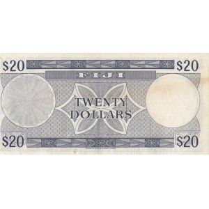 Fiji, 20 Dollars, 1974, XF (-), p75b