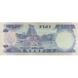 Fiji, 20 Dollars, 1988, VF, p88