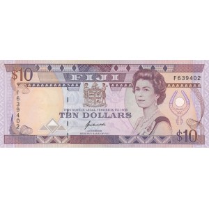Fiji, 10 Dollars, 1992, UNC, p94
