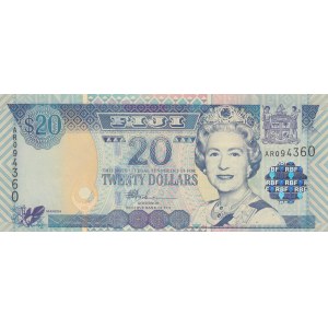 Fiji, 20 Dollaras, 2002, UNC, p107