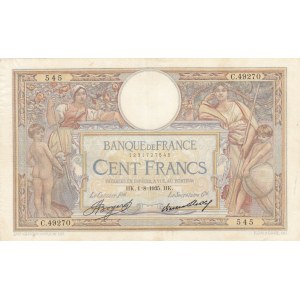 France, 100 francs, 1935, VF (+), p78c