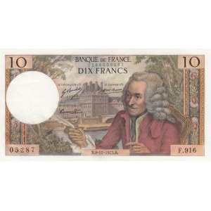France, 10 Francs, 1973, AUNC / UNC, p147d