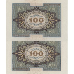 Germany, 100 Mark, 1920, UNC, p69, (Total 2 consecutive banknotes)